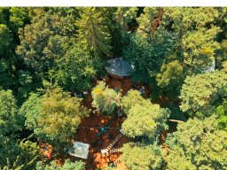 Fotos vom Aufbau des Open Beatz-Festivals 2025 in Herzogenaurach